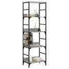 vidaXL Bookshelf Grey Sonoma 50x33x153 cm Engineered Wood