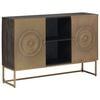 vidaXL Sideboard Brass 105 x 30 x 70 cm