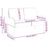 vidaXL Sofas with Cushion Wine Red 115 x 56 x 80 cm Plywood