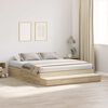 vidaXL Storage Bed Frame with Drawer Sonoma Oak 200 cm Engineered Wood