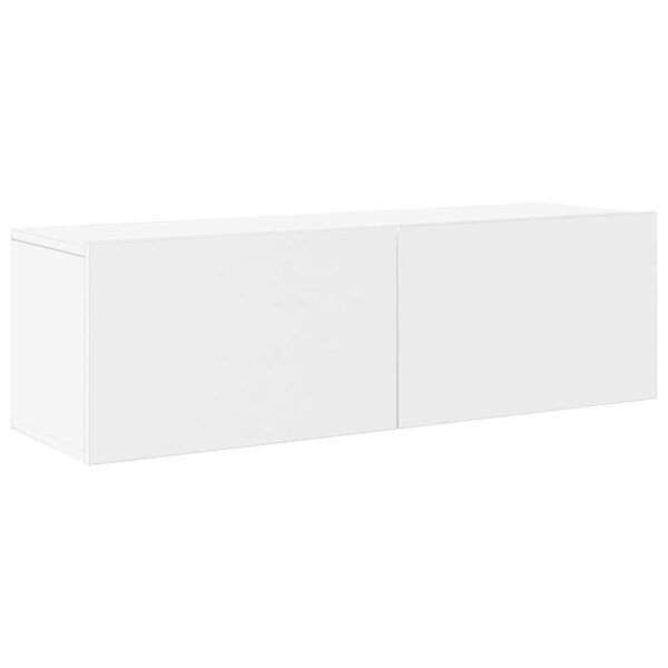 vidaXL 6 Piece TV Cabinet Set White Engineered Wood