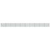 vidaXL Chain Link Fence with Flange Green 1.4x25 m
