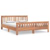 vidaXL Bed Frame without Mattress Solid Teak Wood 160x200 cm