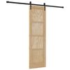 vidaXL Sliding Door ORKDAL 61 x 198.5 cm Solid Pine Wood Natural