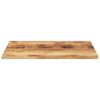 vidaXL Table Top 90x80x2.5 cm Rectangular Solid Wood Rough Mango