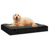 vidaXL Dog Bed Black 71.5x54x9 cm Solid Wood Pine