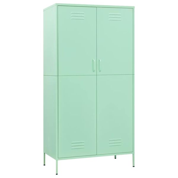 vidaXL Wardrobe Mint 90x50x180 cm Steel
