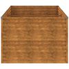 vidaXL Garden Raised Bed 196x100x69 cm Corten Steel