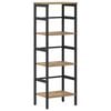 vidaXL Bookshelf 3-Tier 40 x 29.5 x 115 cm Engineered Wood Artisan Oak