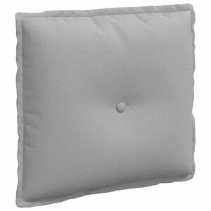 vidaXL Back Pillow Cloud Grey 50 x 19 x 45 cm Fabric