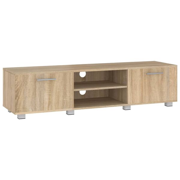vidaXL TV Cabinet Sonoma Oak 140x40x35 cm Engineered Wood