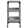 vidaXL Kitchen Trolley Grey Sonoma 60x41x80.5 cm Engineered Wood