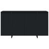 vidaXL Sideboard Black 135 x 41 x 75 cm Engineered Wood