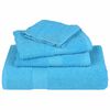 vidaXL Wash Towels "FROGN" 10 pcs Turquoise 30x30 cm 360 gsm