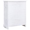 vidaXL Drawer Cabinet White 60x30x75 cm Wood