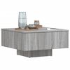 vidaXL Coffee Table Grey Sonoma 60x60x31.5 cm Engineered Wood