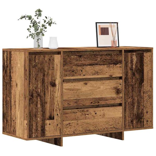 vidaXL Sideboard with Drawer Old Wood 120 x 41 x 75 cm Engineered Wood