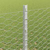 vidaXL Fence with Post Silver 1.2 x 10 m Steel