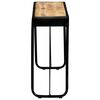 vidaXL Console Table 140x35x76 cm Solid Rough Mango Wood
