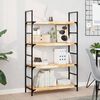 vidaXL Floating Shelves 3 pcs 100x30x4 cm Untreated Solid Wood Acacia