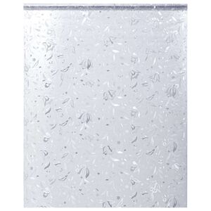 vidaXL Window Film Frosted Flower Pattern 45x500 cm PVC