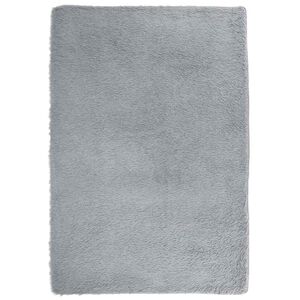 vidaXL Shaggy Rug High Pile NAVARRA Light Grey 120x170 cm Polyester