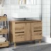 vidaXL Sink Cabinet Artisan Oak 80x33x60 cm Engineered Wood