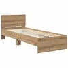 vidaXL Bed Frame Artisan Oak 75 x 190 cm Engineered Wood