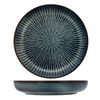 Cosy & Trendy Deep Plate with Stripes Pattern Atlantis 4 pcs &Oslash;24 cm Blue