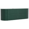 vidaXL Garden Raised Bed Green 240 x 80 x 81 cm Steel