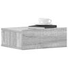 vidaXL Floating Nightstands 2pcs Grey Sonoma 40x30x15cm Engineered Wood