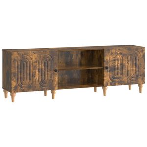 vidaXL TV Cabinet Smoked Oak 150 x 31 x 50 cm Engineered Wood