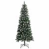 vidaXL Artificial Christmas Tree with 300 LEDs with Stand Green 180 cm