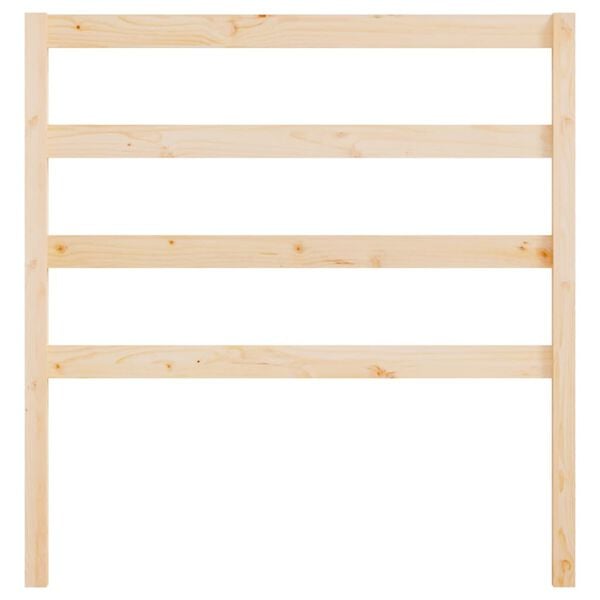 vidaXL Bed Headboard 96x4x100 cm Solid Wood Pine