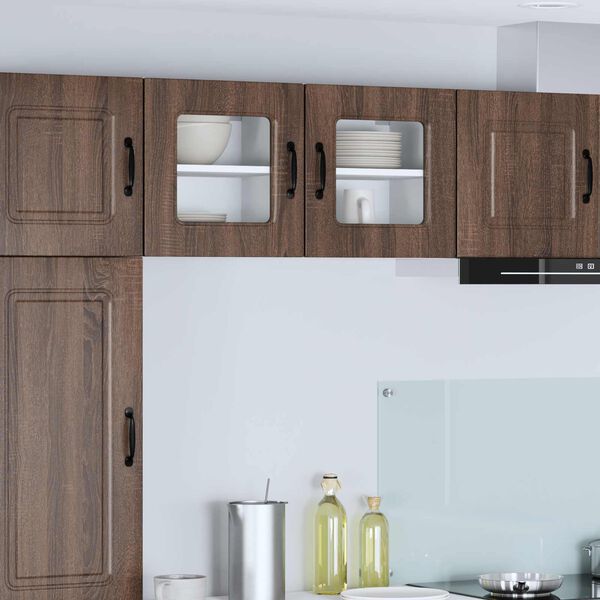 vidaXL Kitchen Cabinet with Storage Kalmar Brown Oak 40 x 31 x 40 cm