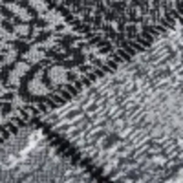 vidaXL Runner Rug BCF Grey with Block Pattern 60x400 cm