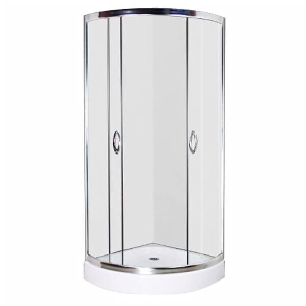 vidaXL Shower Enclosure 80 x 80 cm Curved