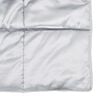 vidaXL Winter Duvet Silver 200 x 135 cm Satin and Microfiber