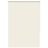 vidaXL Roller Blind Blackout Off White 110x130 cm Fabric Width 105.7 cm Polyester
