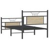 vidaXL Bed Frame without Mattress Sonoma Oak 90x200 cm Engineered Wood