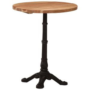 vidaXL Bistro Table &Oslash;60x76 cm Solid Acacia Wood