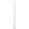 vidaXL Dining Table Legs U-Shaped 2 pcs White 70x(72-73) cm Steel