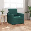 vidaXL Sofa Bed Dark Green 74 x 77 x 81 cm Velvet