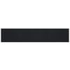 vidaXL Rug Rectangular Black 80x400 cm Bamboo