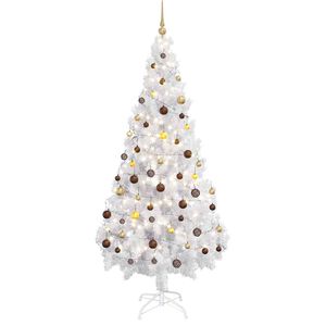 vidaXL Christmas Tree | White | PVC | Medium | Christmas Tree | Cone-shaped