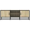 vidaXL TV Cabinet Sonoma Oak 120x35x41 cm Engineered Wood and Metal