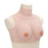 vidaXL Silicone Breastplate Caucasian B Cup