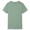 Kids' T-shirt with Short Sleeves Khaki 140