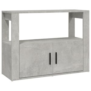 vidaXL Sideboard Concrete Grey 80x30x60 cm Engineered Wood
