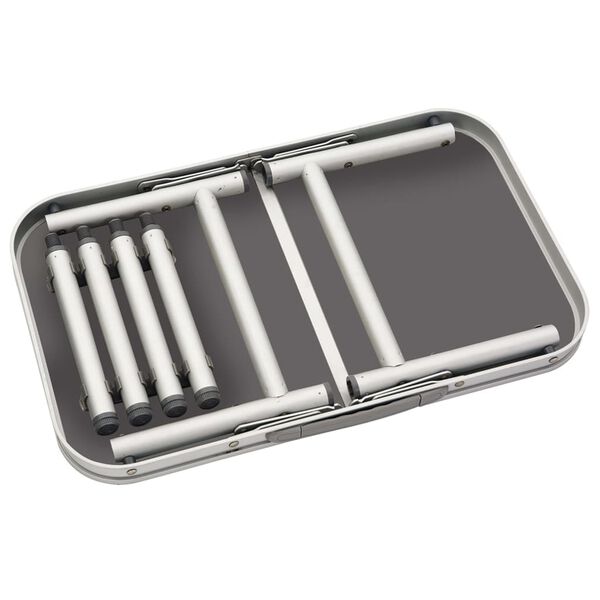 Bo-Camp Folding Camping Table 56x34 cm Aluminium and MDF